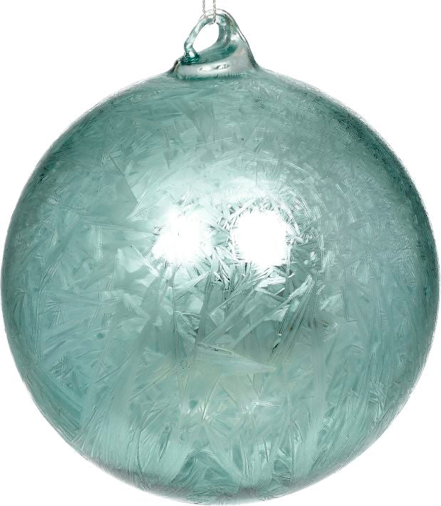 5" Frosted Ball Ornament