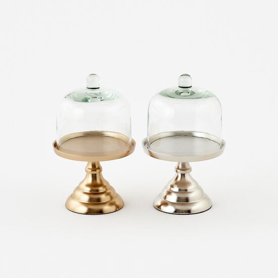 7" Cake Stand Gold/Silver