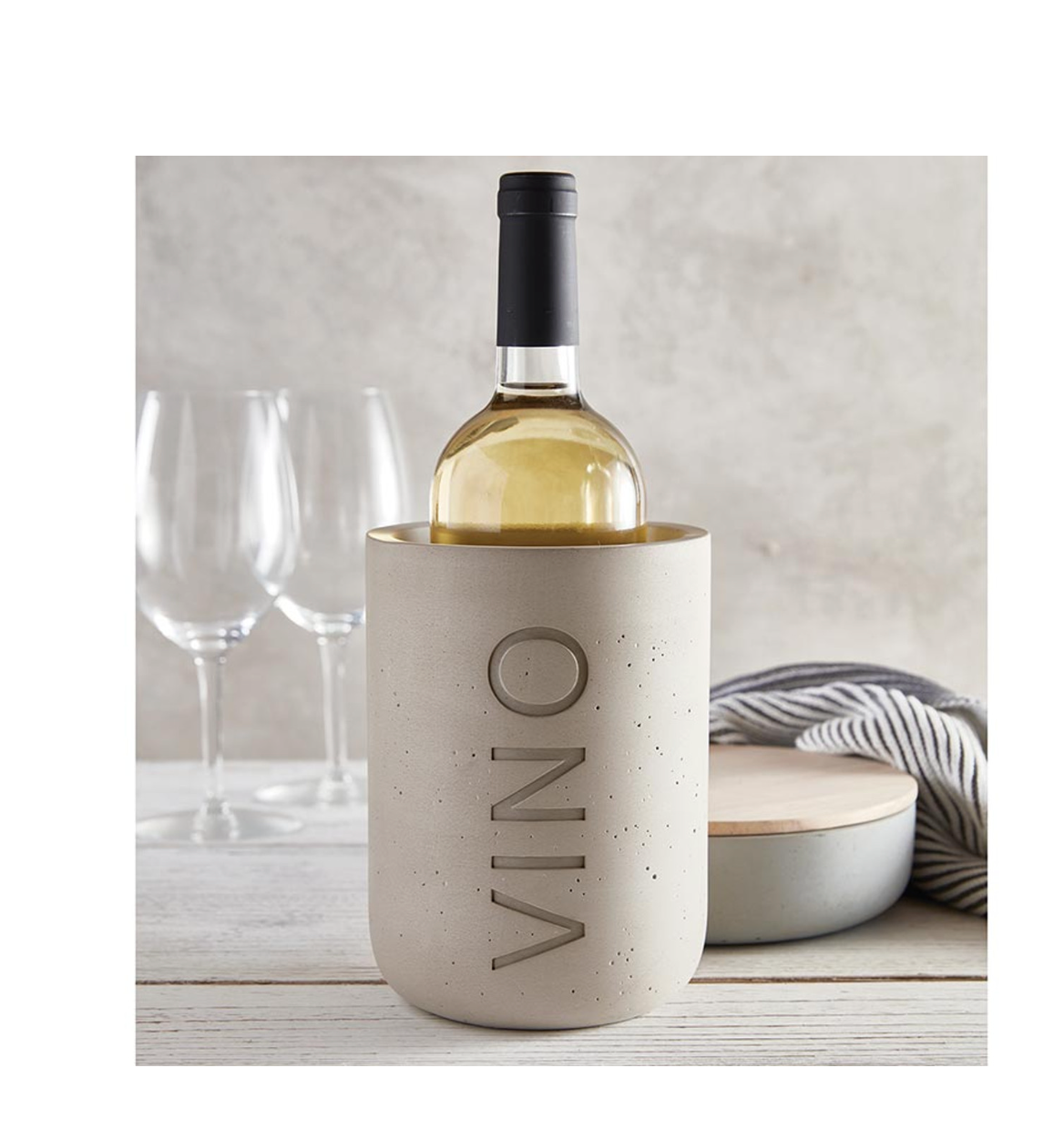Cement Wine Bottle Holder