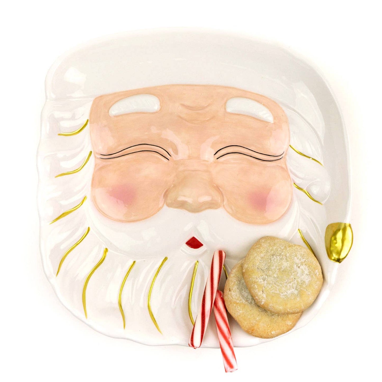 PRE ORDER White Santa Platter