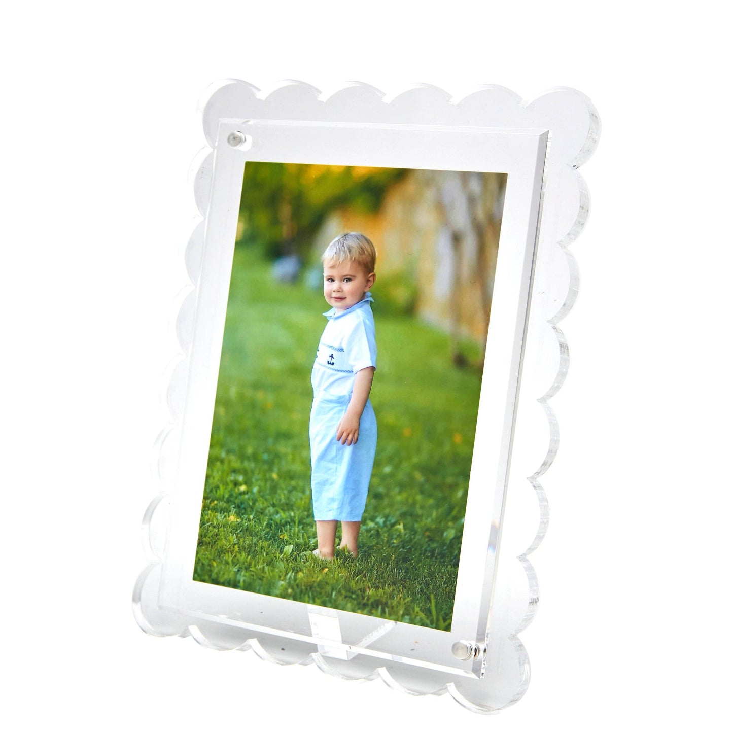 SCALLOP FRAME - CLEAR