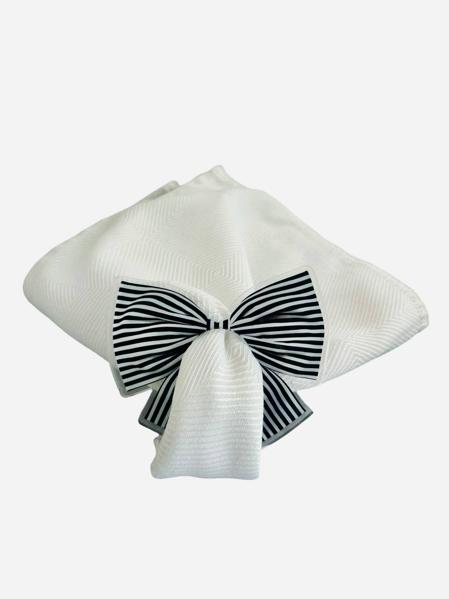 Acrylic Napkin Ring - Bow Set of 4