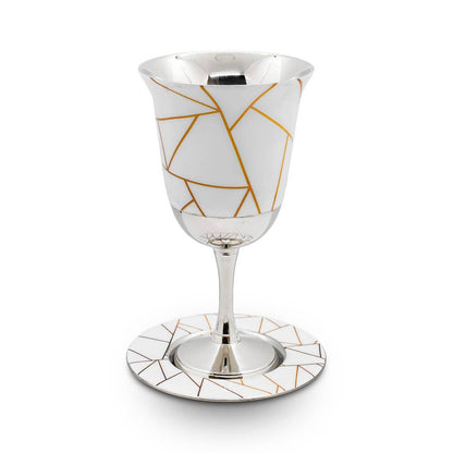 Godinger Kiddush Cup with Tray - Judaica