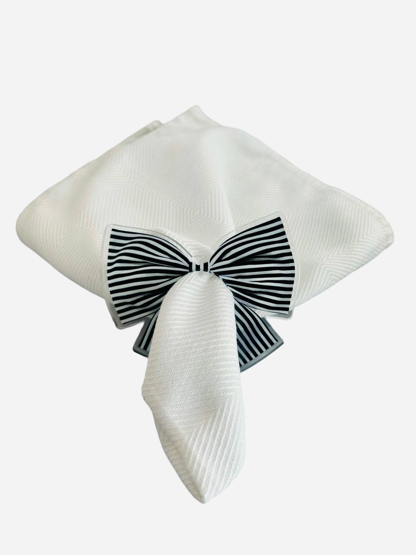 Acrylic Napkin Ring - Bow Set of 4
