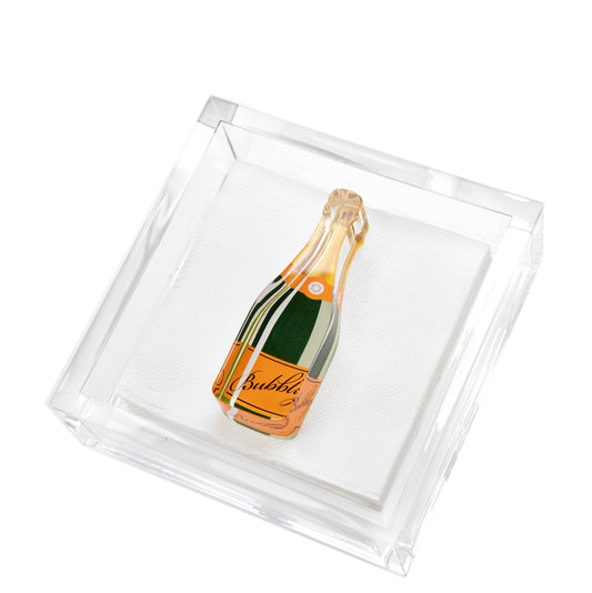 COCKTAIL NAPKIN HOLDER - BUBBLY