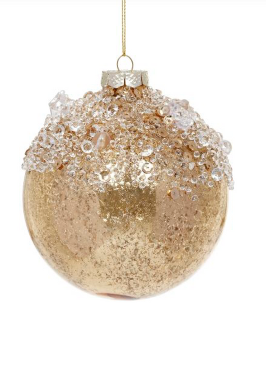 Gold Winter Ornament