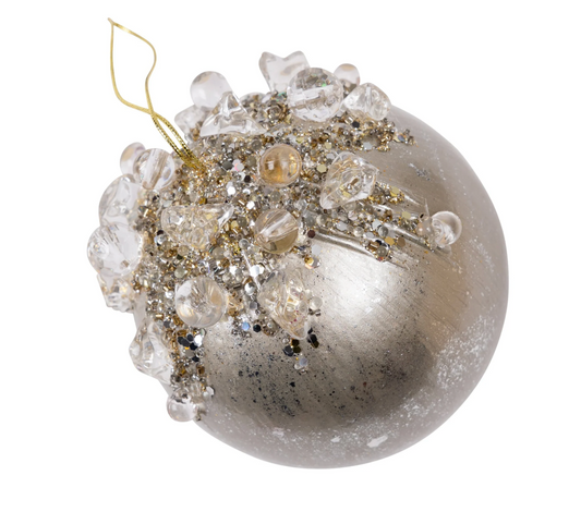 Platinum Crystal Bejeweled Ball