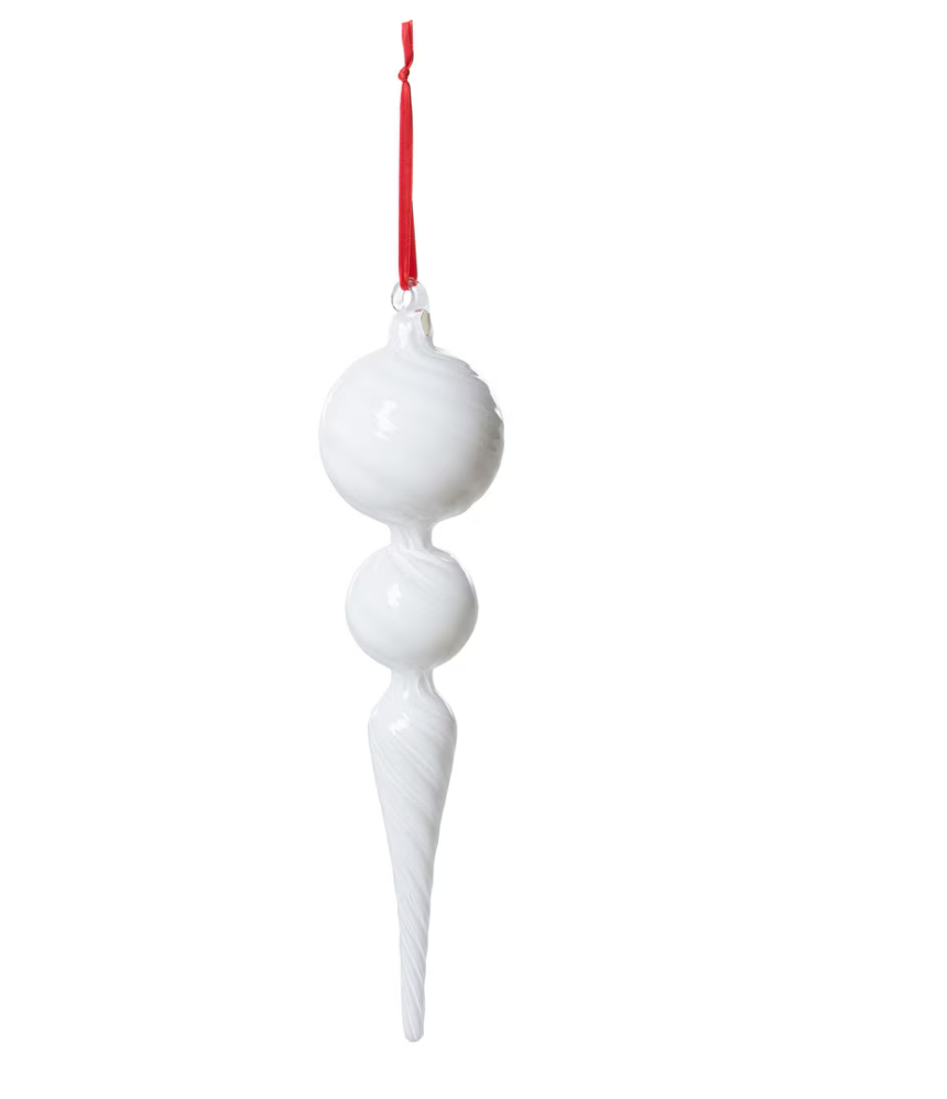 Pre Order  - Milky Way Swirl Glass Finial Ornament