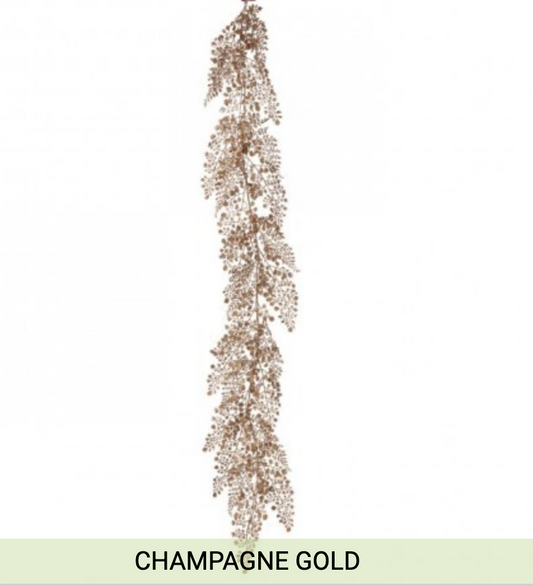 PRE ORDRE 48" GLITTER SEQUIN MAIDEN HAIR GARLAND