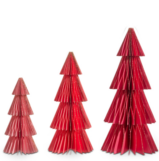 Set of 3 20" PINK PAPER TREES