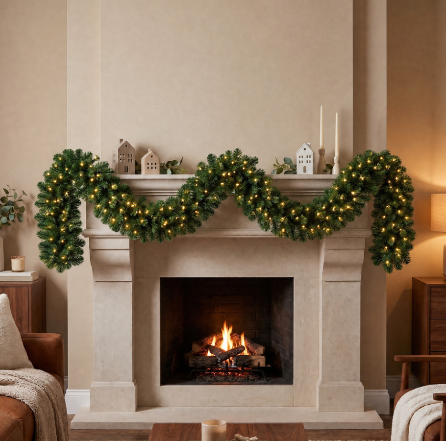 Grand Teton Artificial Christmas Garland 9x14