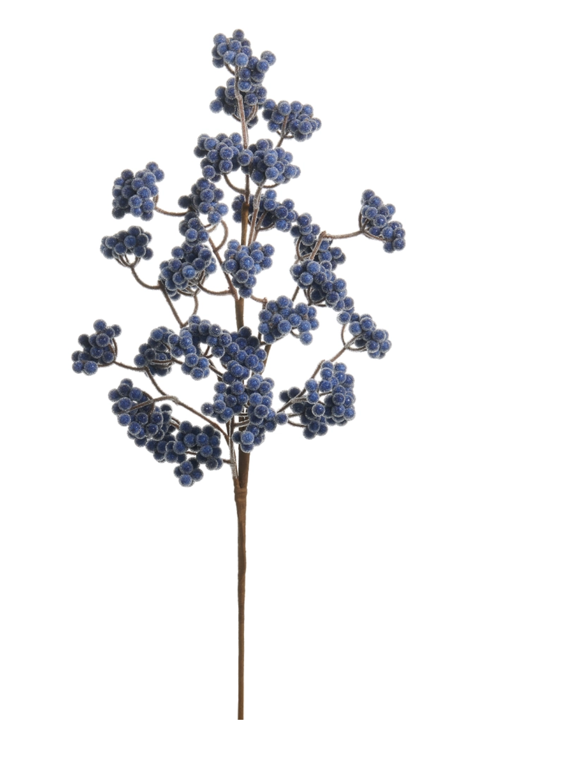 27" Blue Cluster Berry Spray