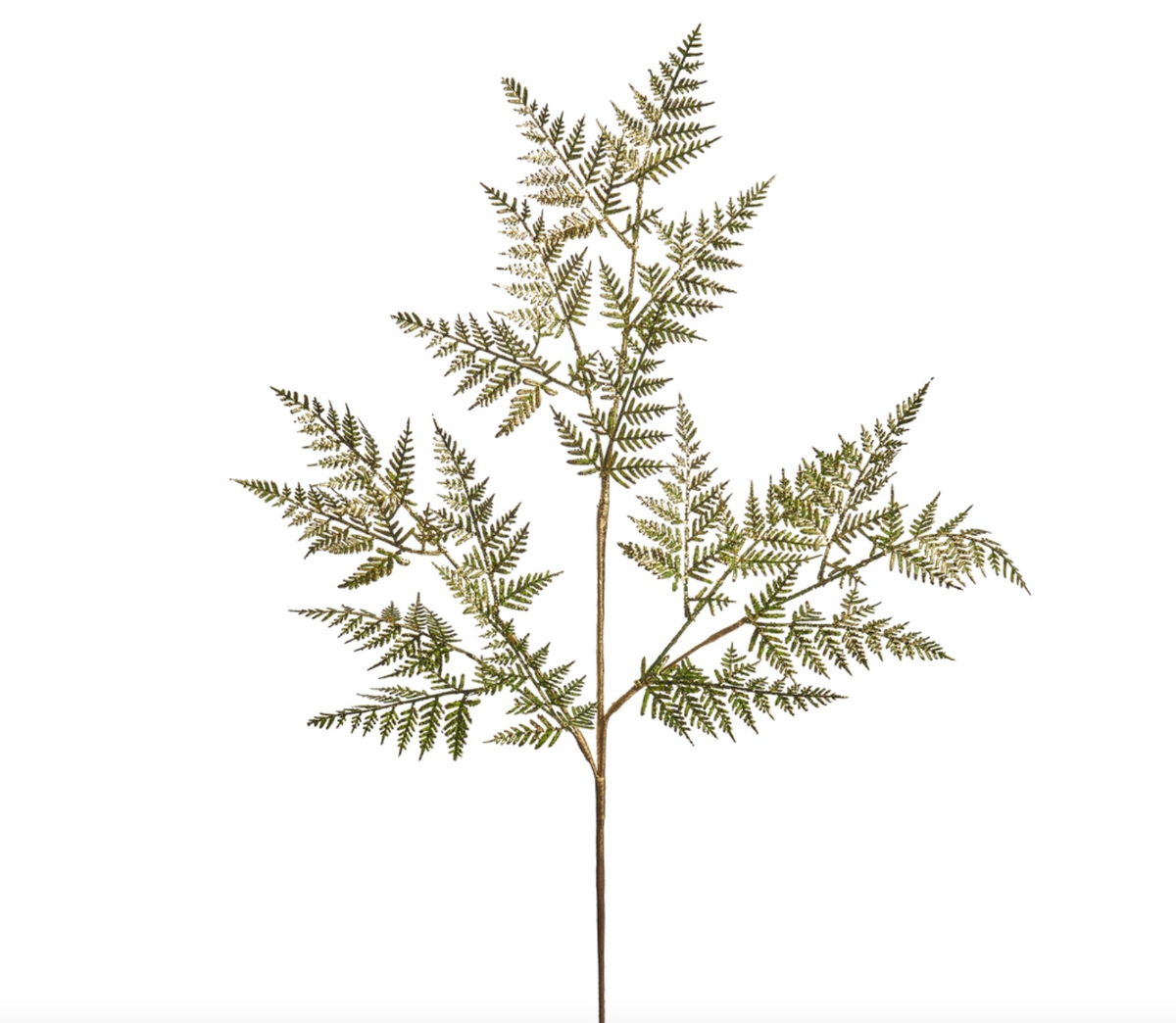 32" Metallic Gold Fern Spray