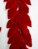 4' Red Velvet Magnolia Garland