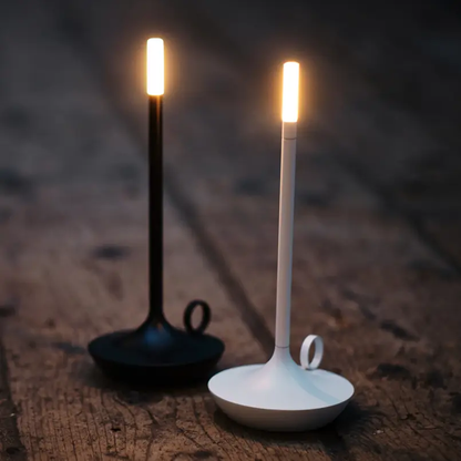 Brass Portable Rechargeable Candle Lamp W/Gift Pack