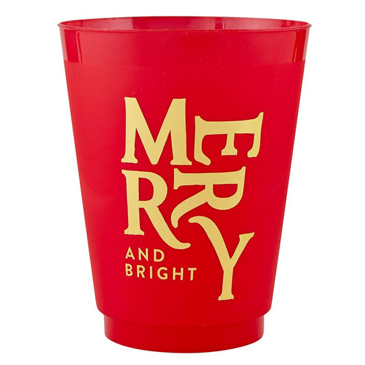 Merry frosted Cups