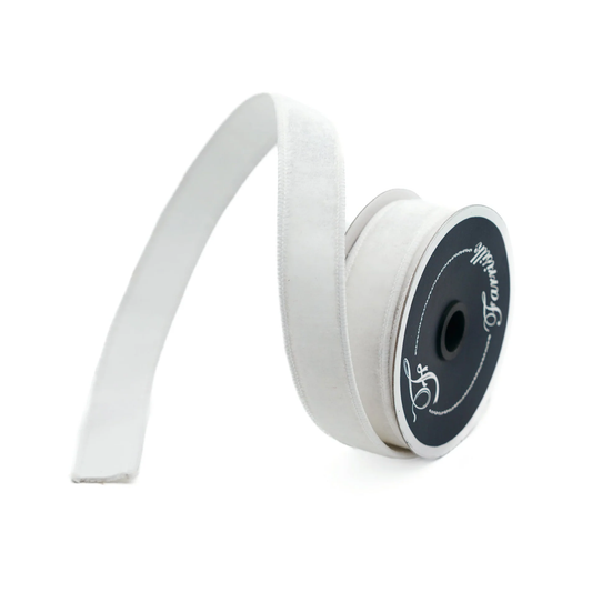 Velvet 1 inch- white