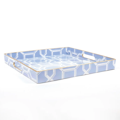 Bamboo Trellis Square Tray