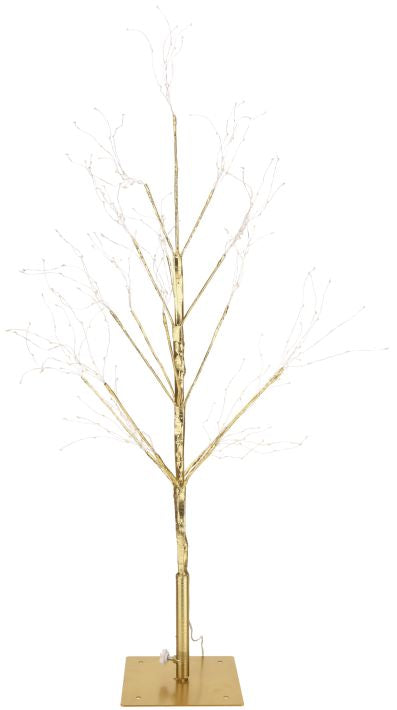 lighted Gold Birch Tree