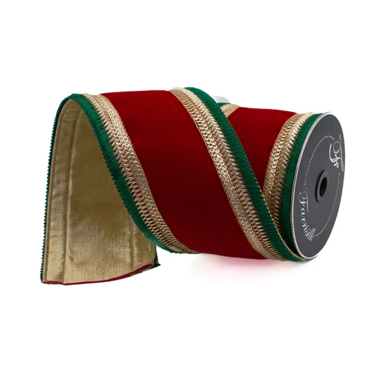 ROYAL FRINGE - RED AND GREEN