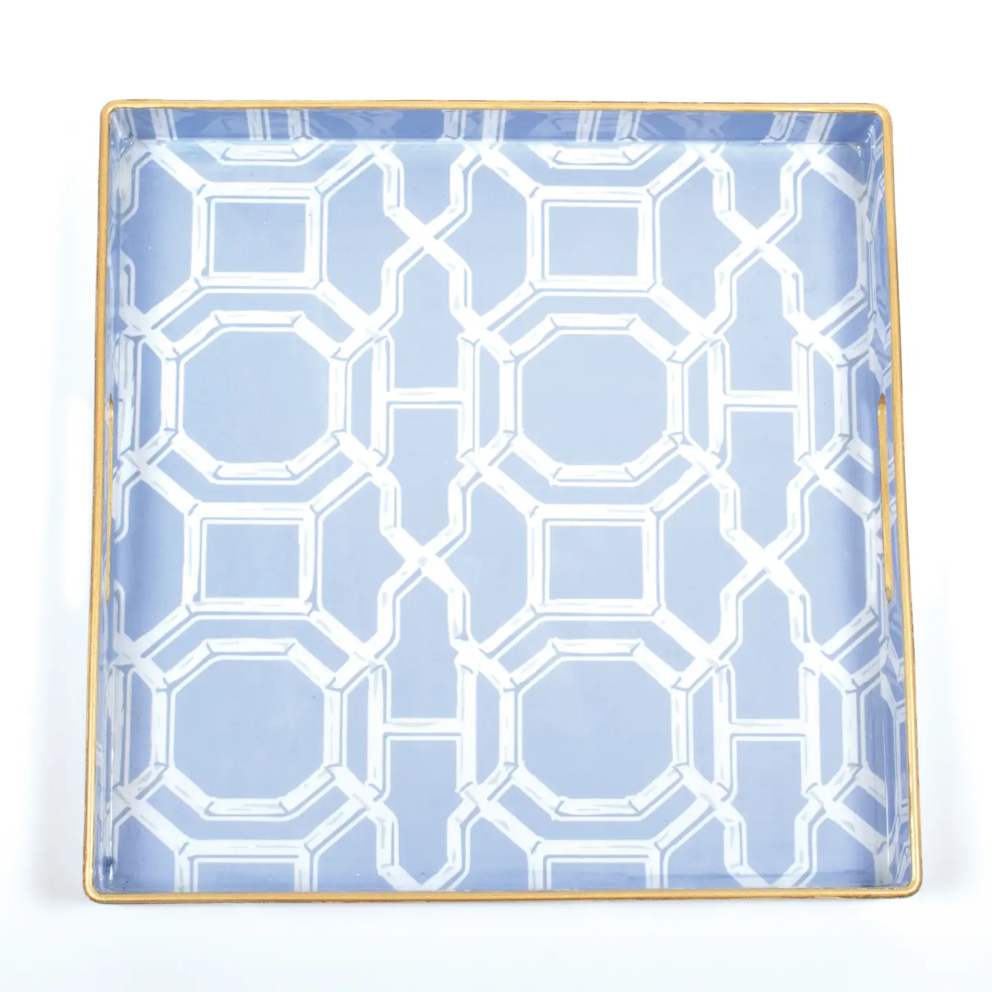 Bamboo Trellis Square Tray