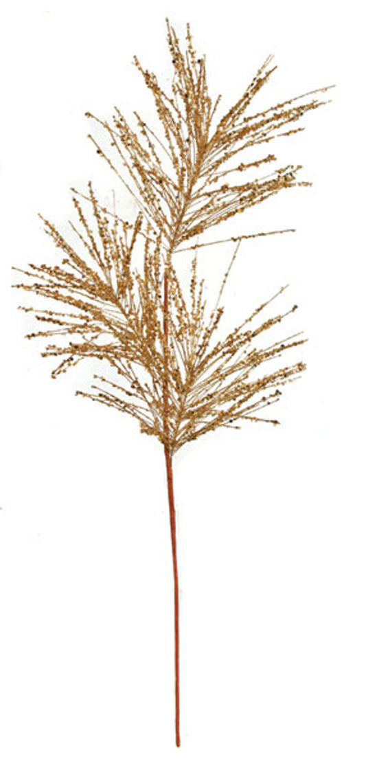 34" Glittered Pine Needle Spray