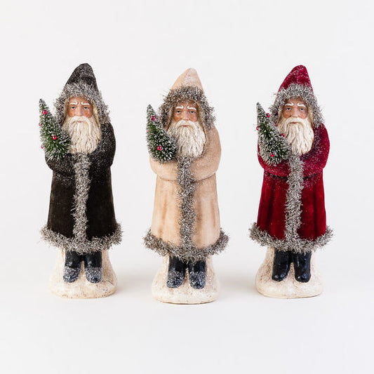 RED - Velvet Belsnickle Figure 12.5"